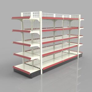 metal supermarket shelving